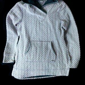 Prana Hooded Sweater Wm Med EUC